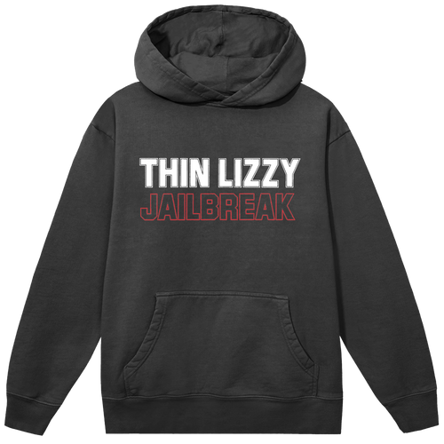 Jailbreak Logo Lyric Faded Black Hoodie