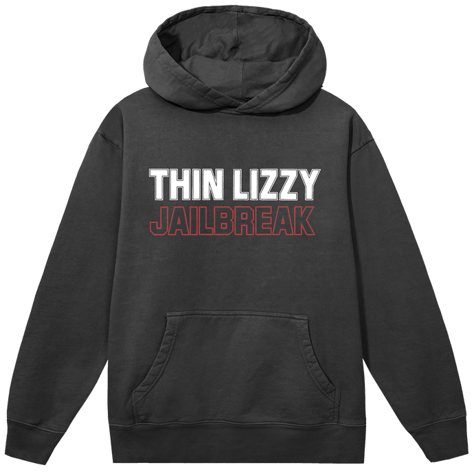 Jailbreak Logo Lyric Faded Black Hoodie