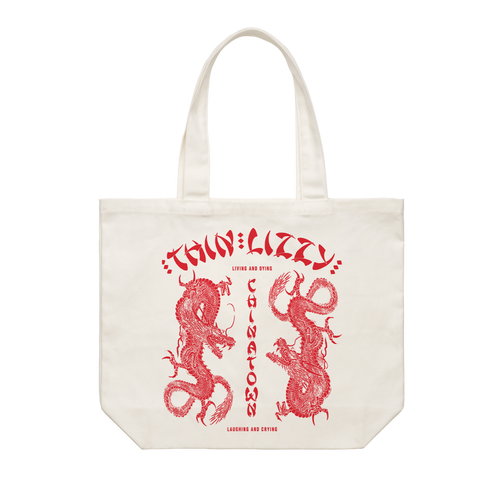 Chinatown Double Dragon Tote Bag