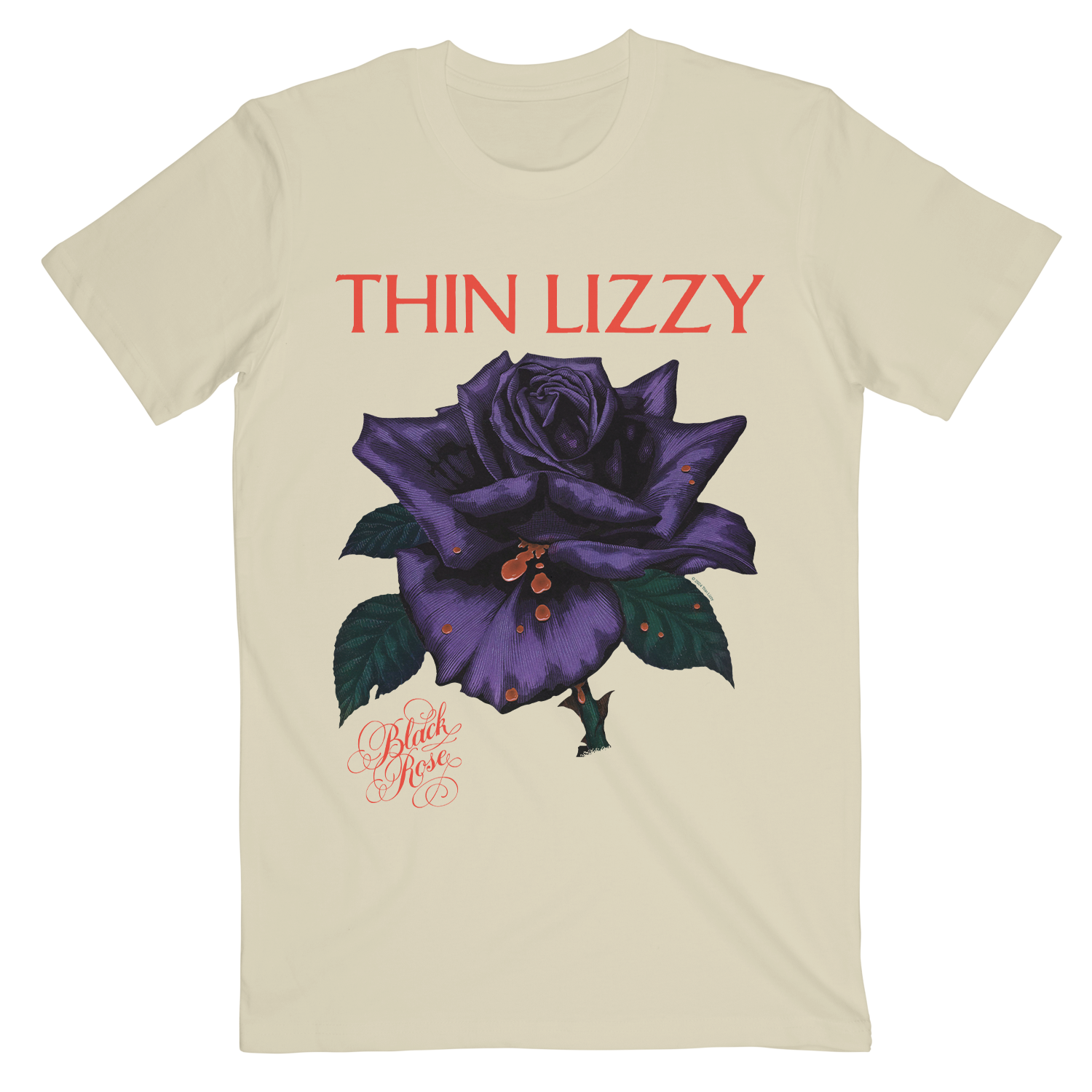 Black Rose Tracklist Ecru Tee