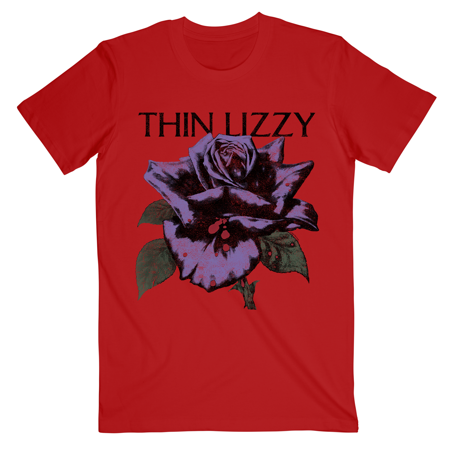 Black Rose Flourish Red Tee - Main Image