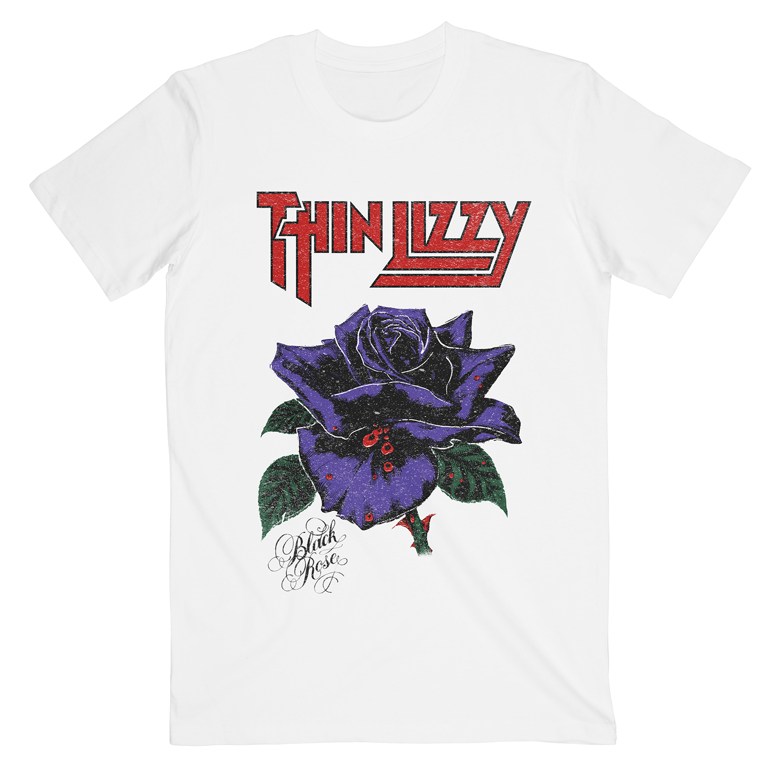 Thin lizzy best sale black rose shirt